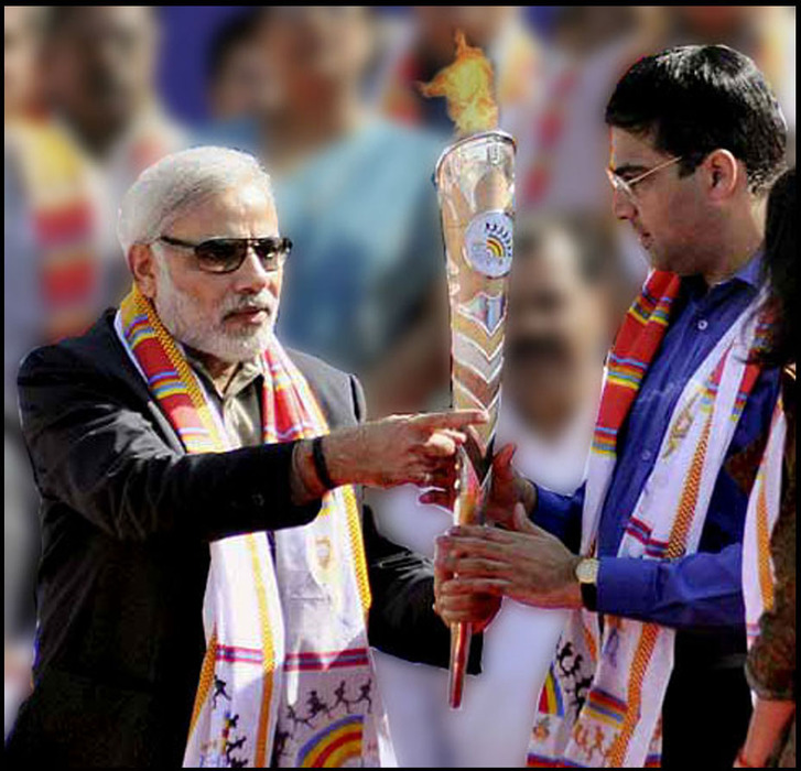 Silver Baton for 'Khel Maha Kumbh'-Gujarat- 2010